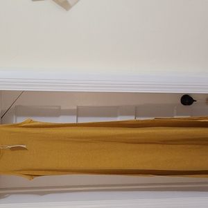 NWT Outerknown Neptune tank Saffron/Marigold ankle length side slits